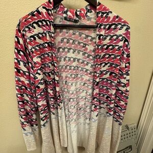 NIC+ZOE 2X Lightweight Multicolor Knit Cardigan